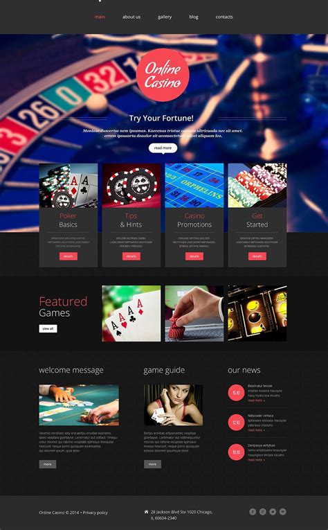 casino web site template - casino affiliate website template free.